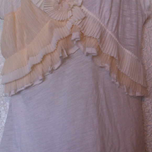 🥰🥰{Anthro} "Deletta" Ruffled Flowers Top, NWOT! - Picture 3 of 4